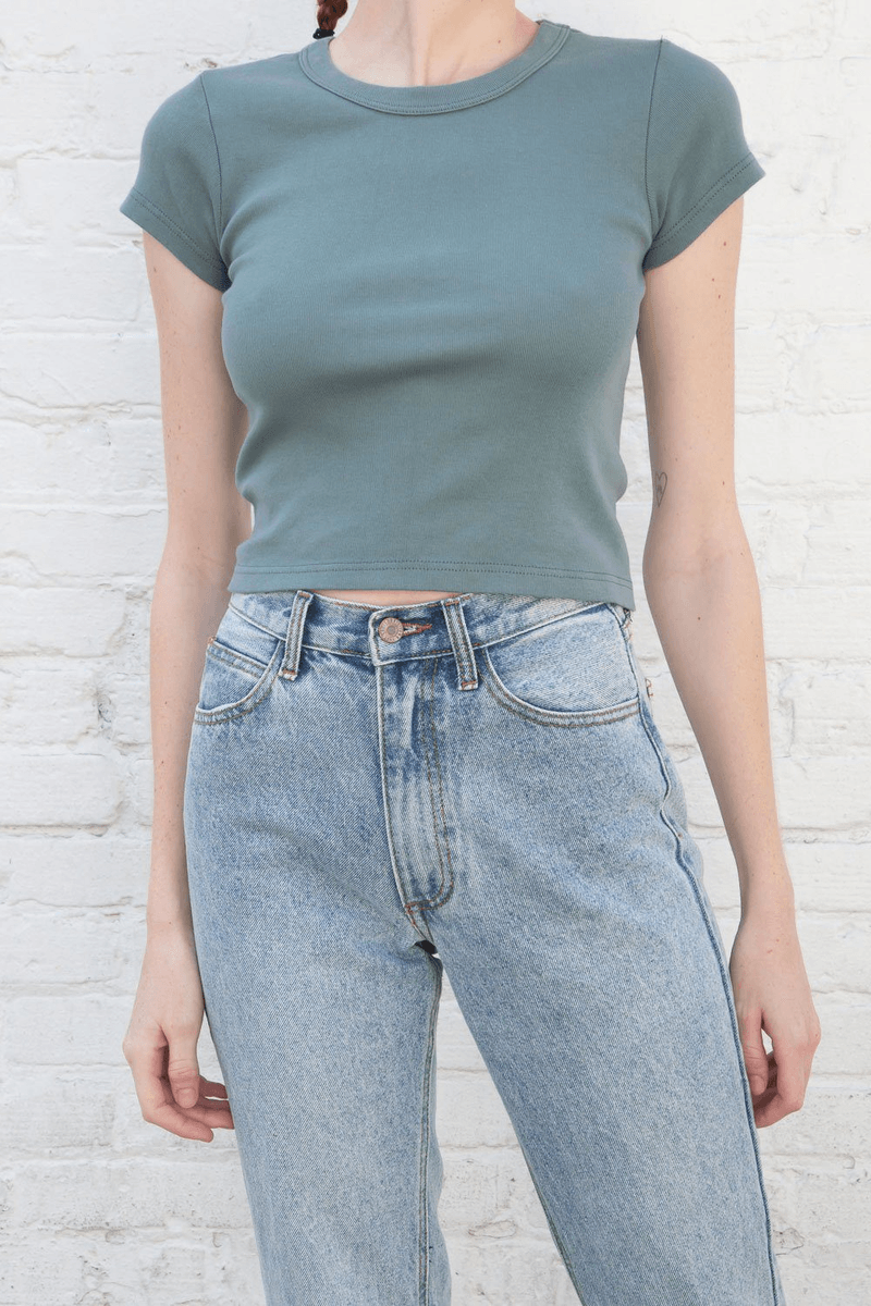 Brandy Melville Hailie Top Viridian Green (Do Not Enable) OK