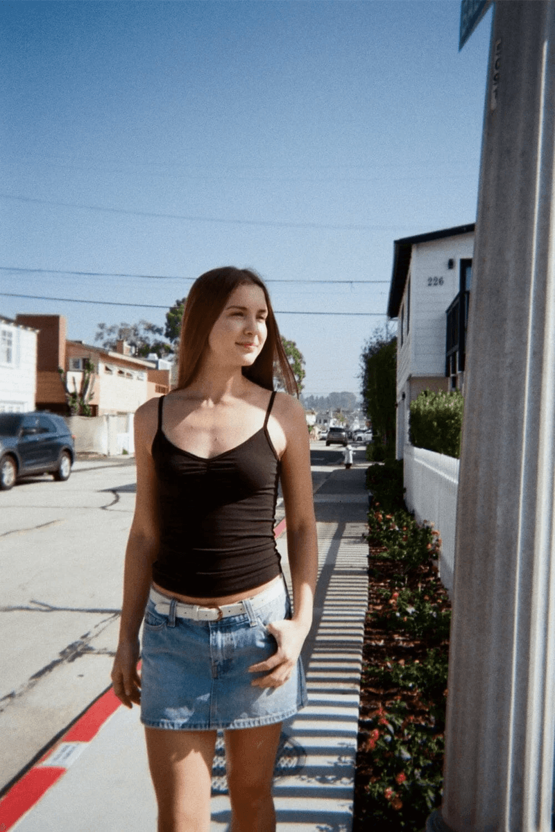 Brandy Melville Archie Tank Black