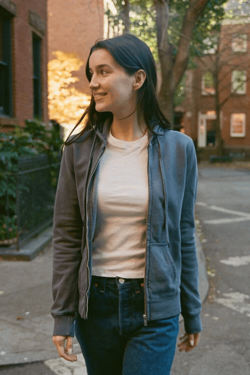 Brandy Melville Christy Hoodie Faded Blue