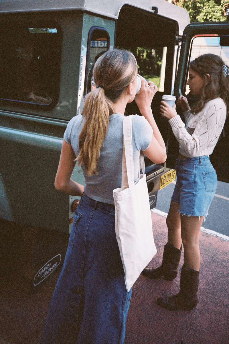 Brandy Melville Tote Bag Cream