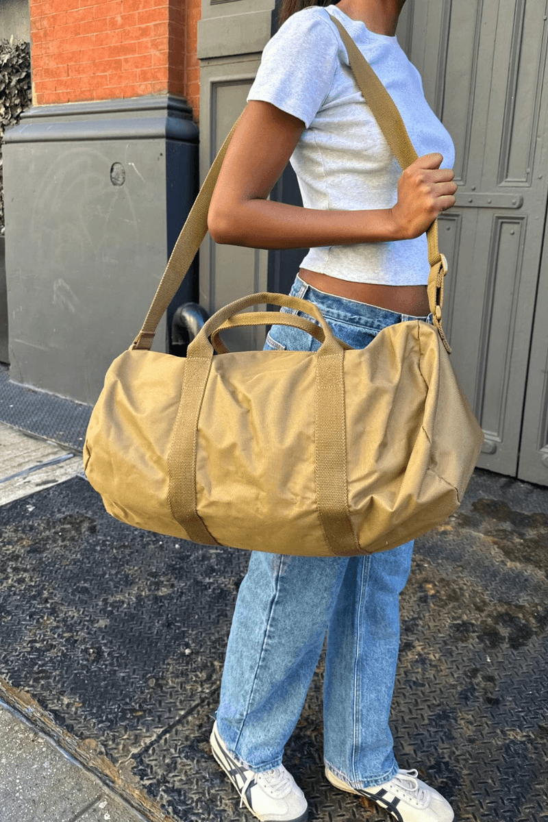 Brandy Melville Duffel Bag Kaki