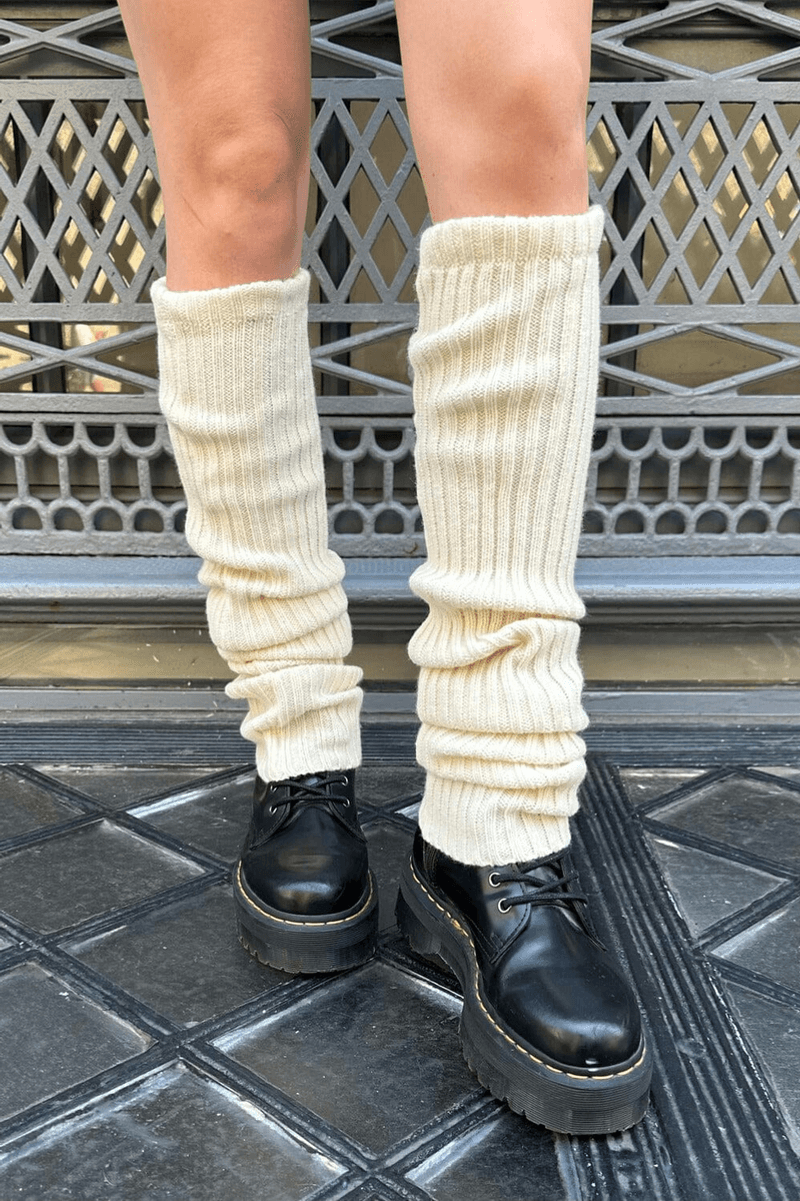 Brandy Melville Leg Warmers Ivory (Do Not Enable) OK