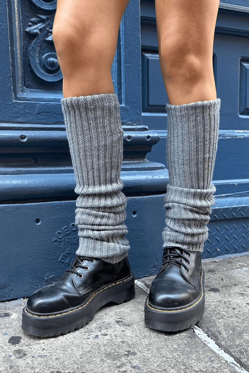 Brandy Melville Leg Warmers Heather Grey