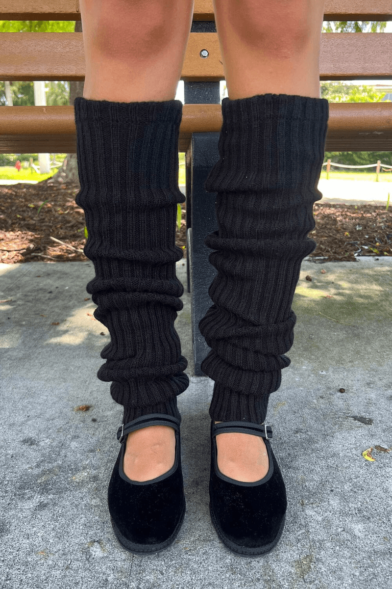 Brandy Melville Leg Warmers Black