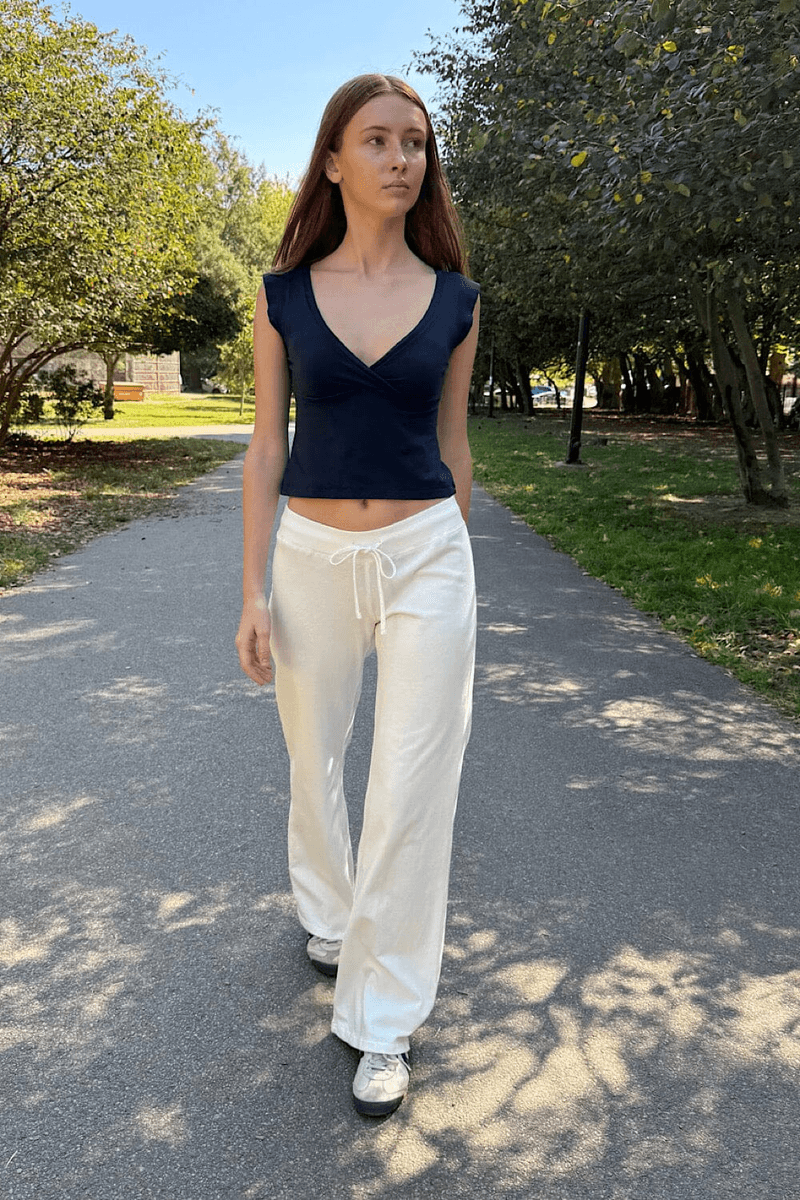 Brandy Melville Hilary Yoga-hosen Weiß