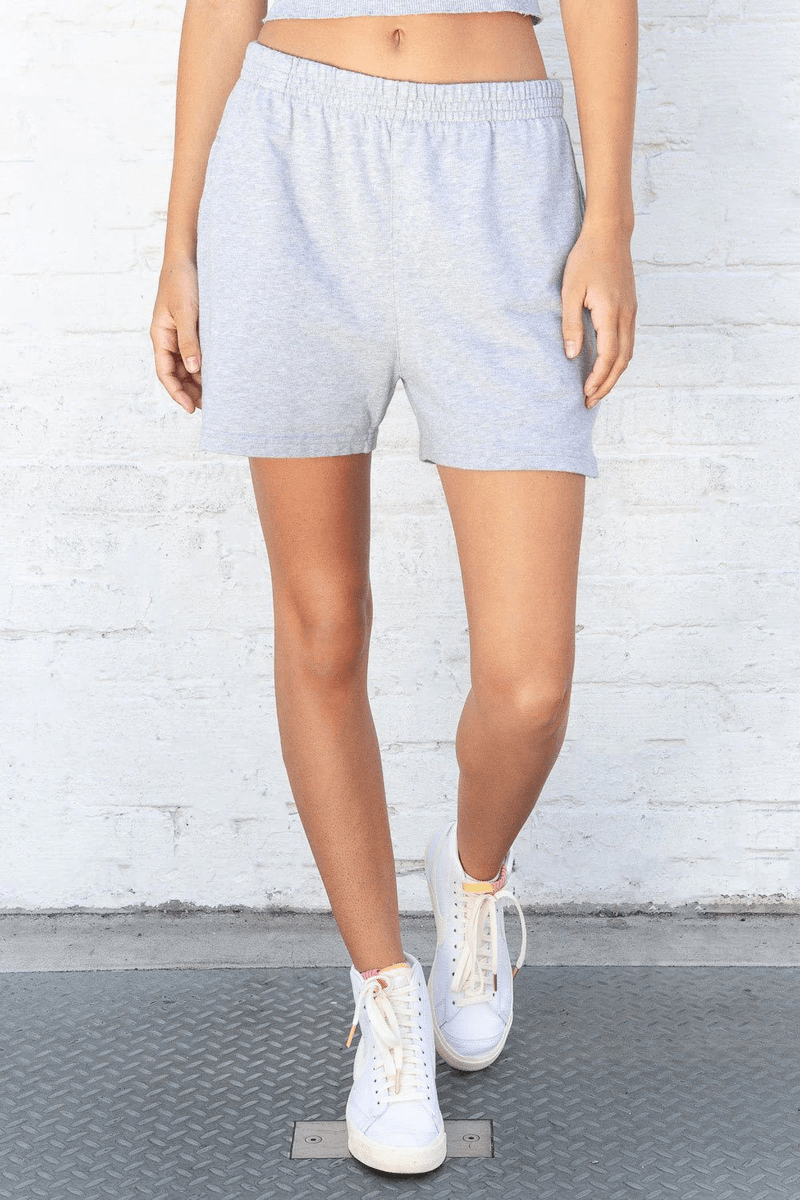 Brandy Melville Rosa Teplákové šortky Heather Grey (nepovoľovať) Ok