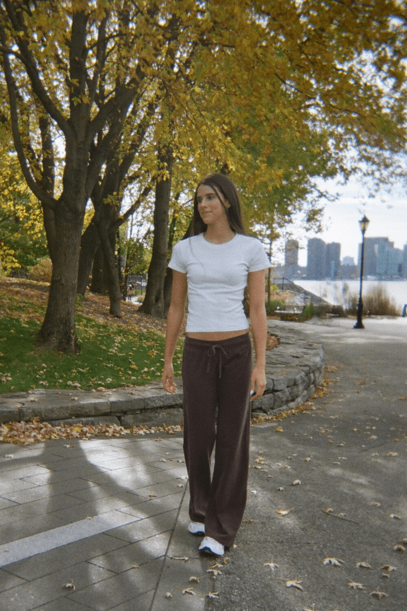 Brandy Melville Hilary Yoga Pantolon Mocha