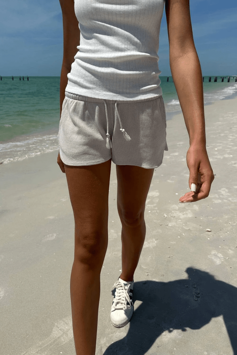 Brandy Melville Summer Thermal Shorts Mauve