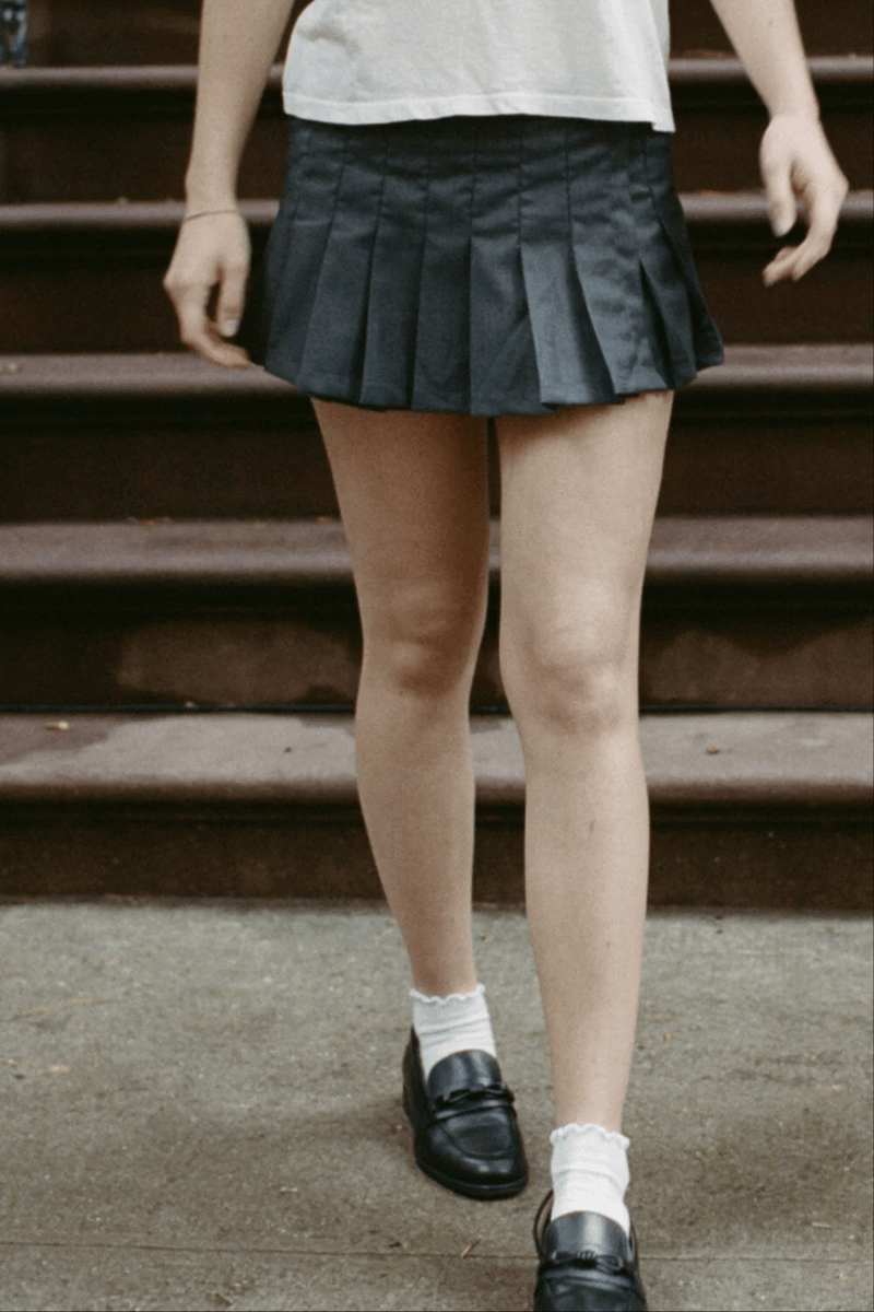 Brandy Melville Dana Sukně Tmavě šedá