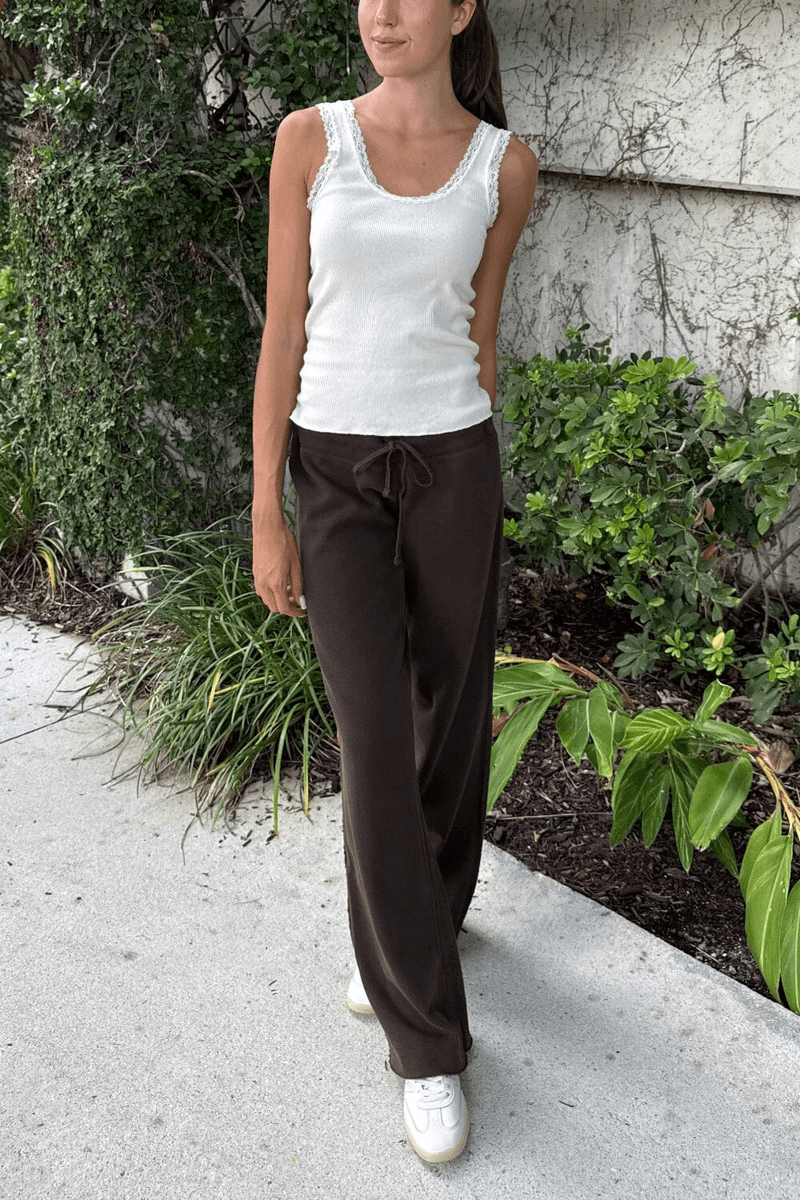 Brandy Melville Hilary Soft Yoga Pants Mocha