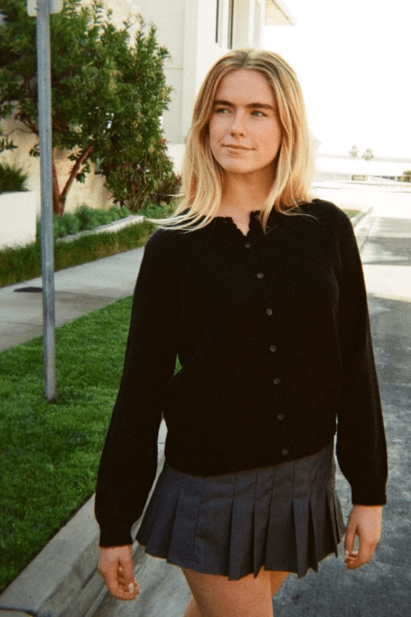 Brandy Melville Amalie Yün Hırka Siyah