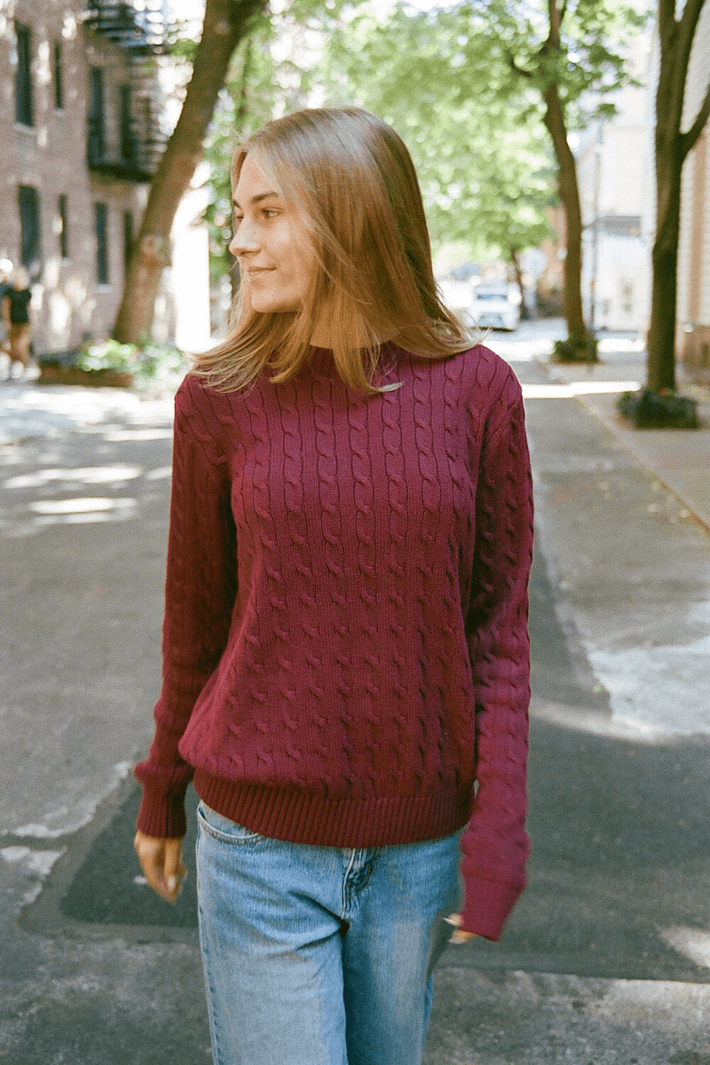 Sweater Martha Bordeaux Brandy Melville