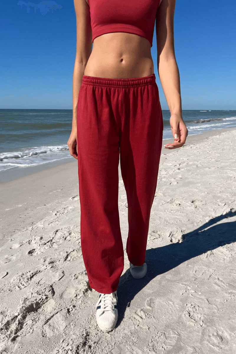Brandy Melville Anastasia Sweatpants Rood