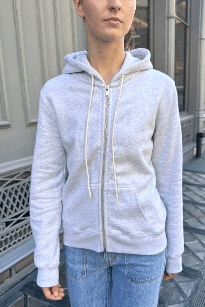 Brandy Melville Christy Hoodie Cinza Prata