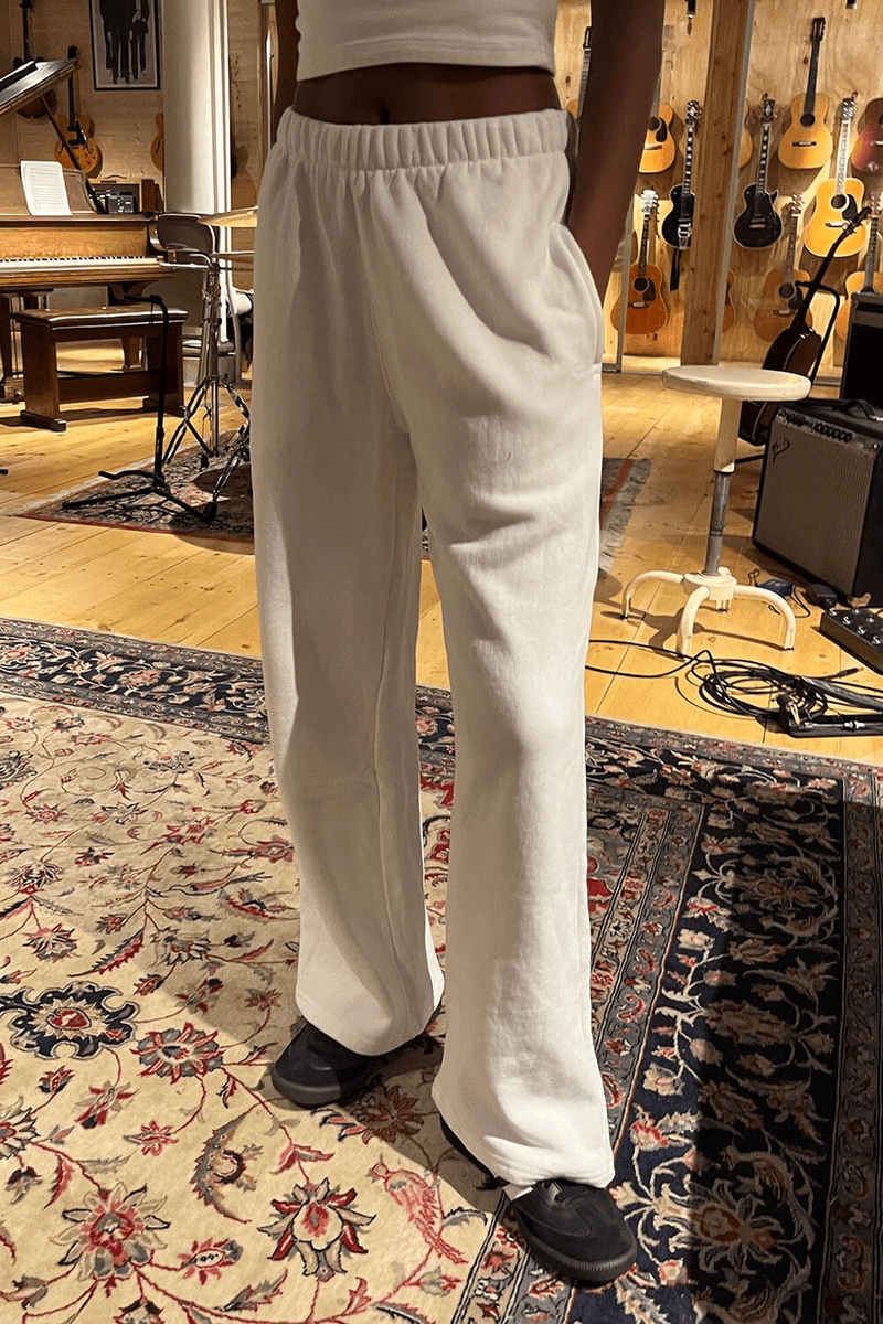 Brandy Melville Anastasia Měkké Tepláky Bílé