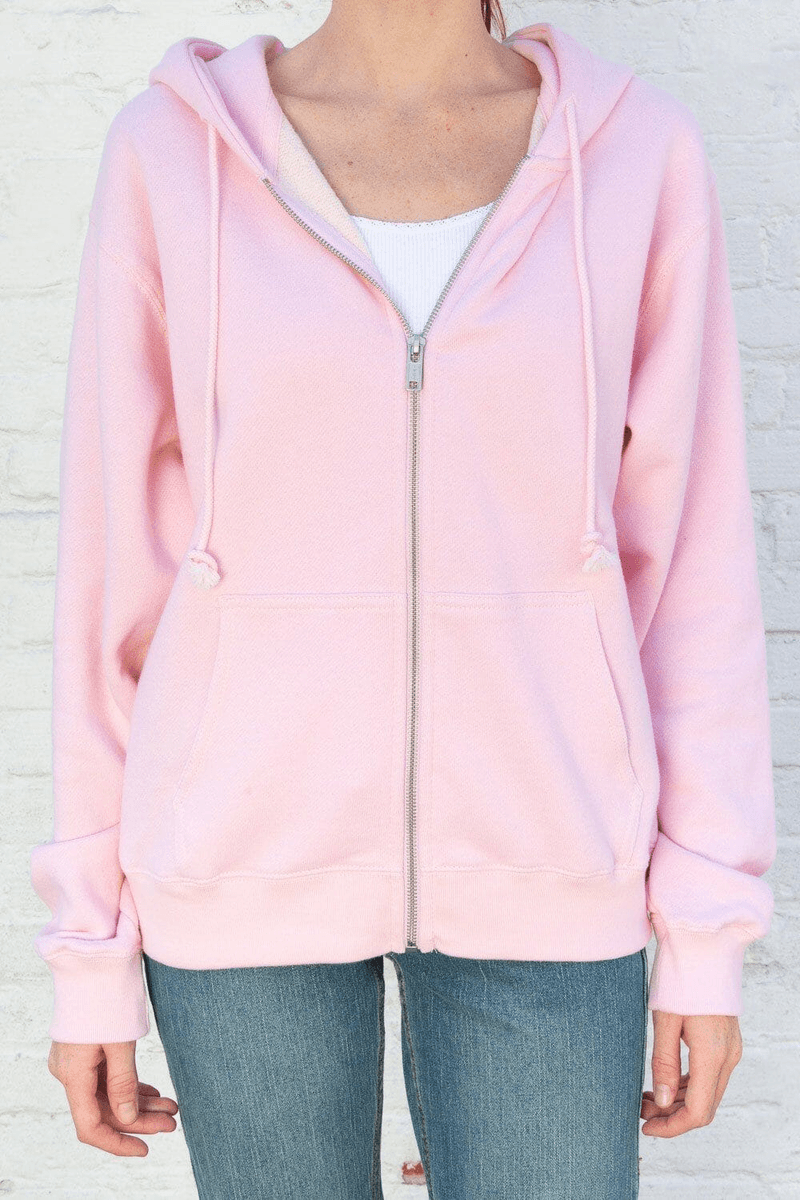 Brandy Melville Hoodie Christy Pink