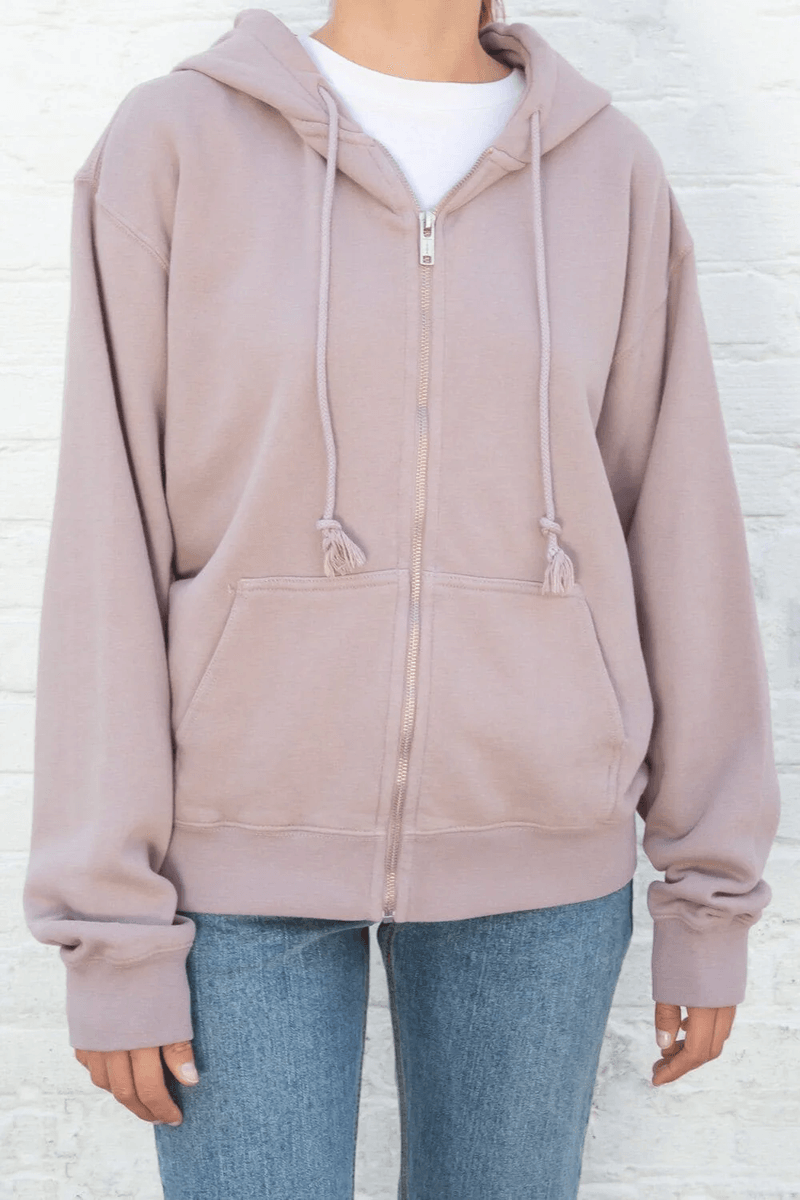 Brandy Melville Christy Hoodie Roxo Mauve