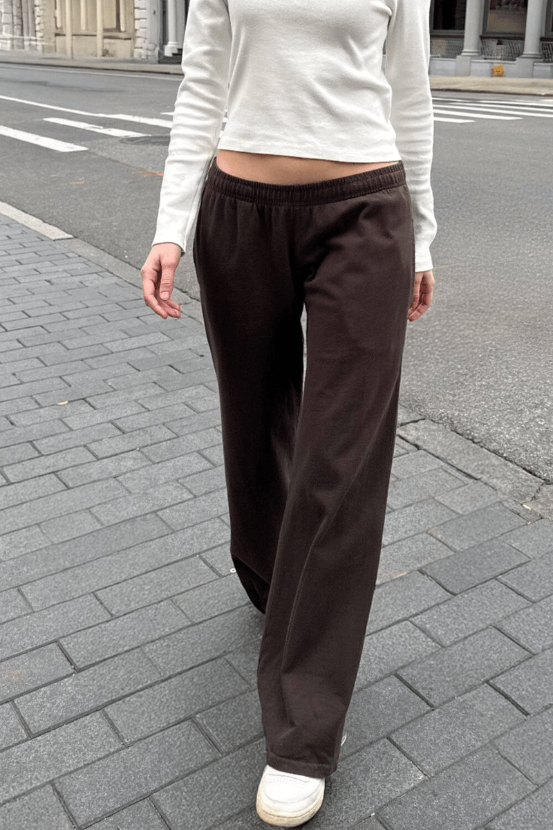 Brandy Melville Anastasia Spodnie Dresowe Mocha