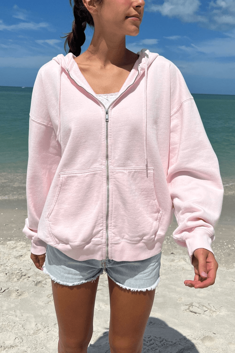 Brandy Melville Hoodie Christy Pink