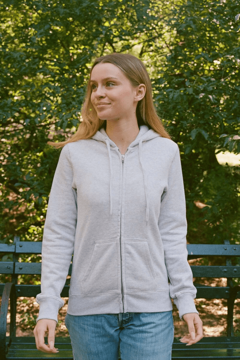 Brandy Melville Hoodie Christy Cinza Mescla