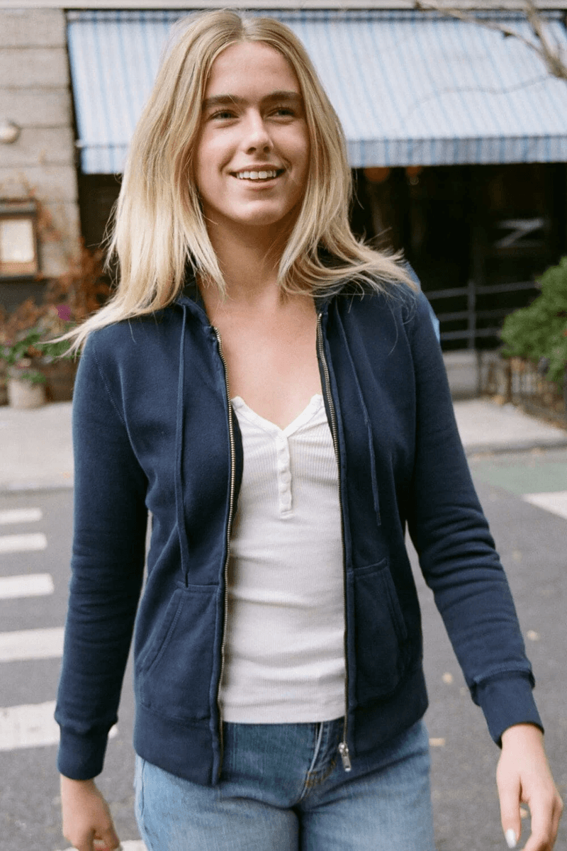 Moletom Christy Da Brandy Melville Azul Marinho