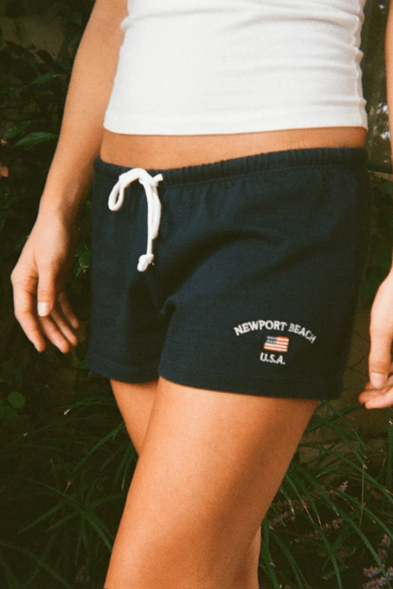 Brandy Melville Emery Newport Beach Sweatshorts Navy