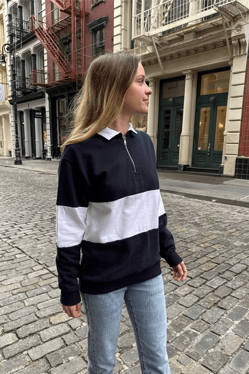 Brandy Melville Isabella Sweatshirt Marineblå