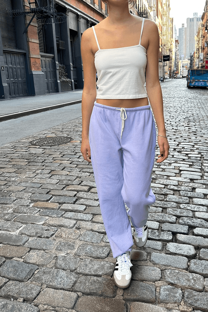 Brandy Melville Rosa Związane Dresy Pastelowy Fioletowy