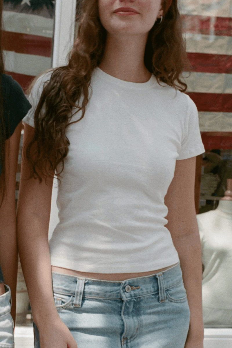 Brandy Melville Hailie Top Biela