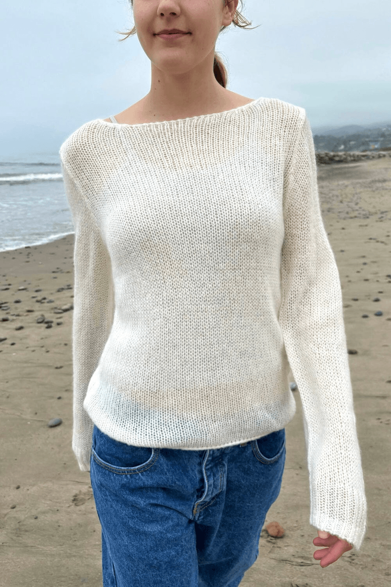 Sweater Bateau En Ivoire Colette De Brandy Melville