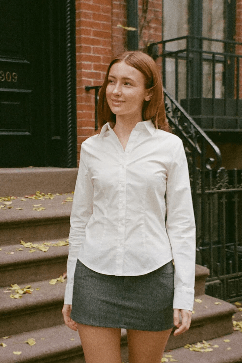 Brandy Melville Millie Top Branco