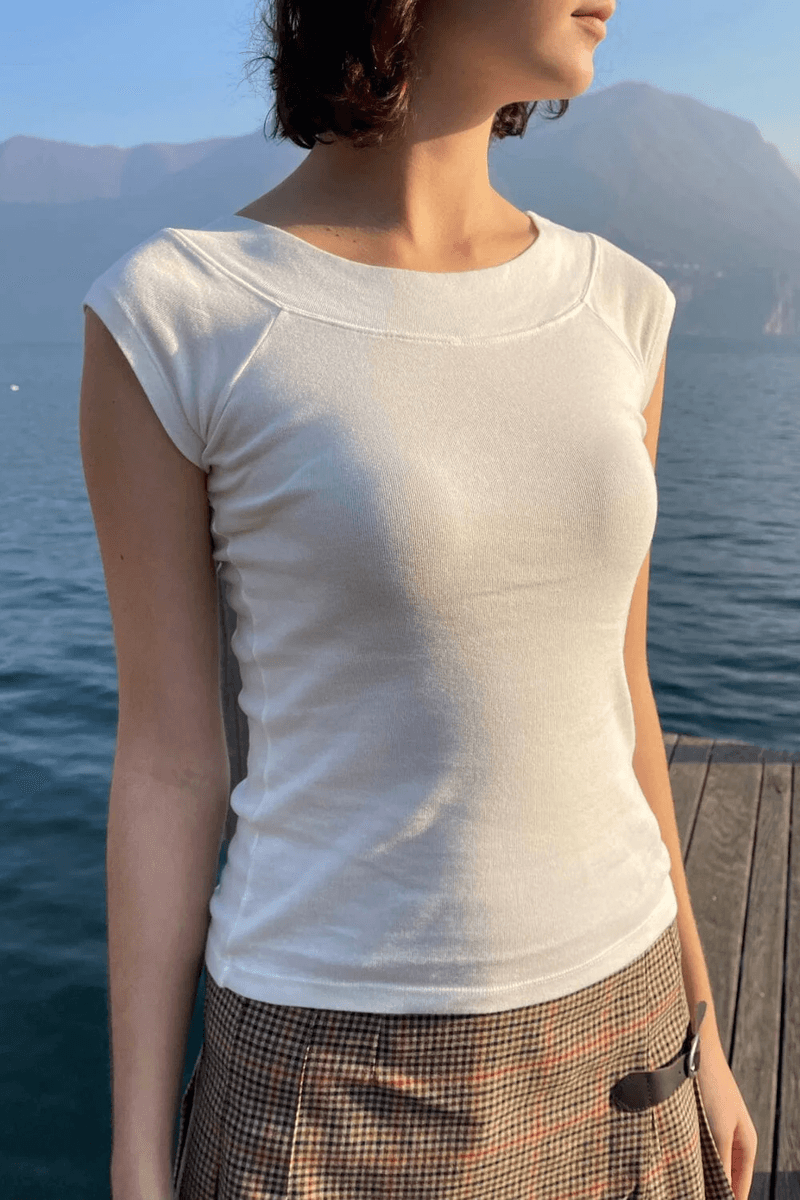 Brandy Melville Ginny Top White