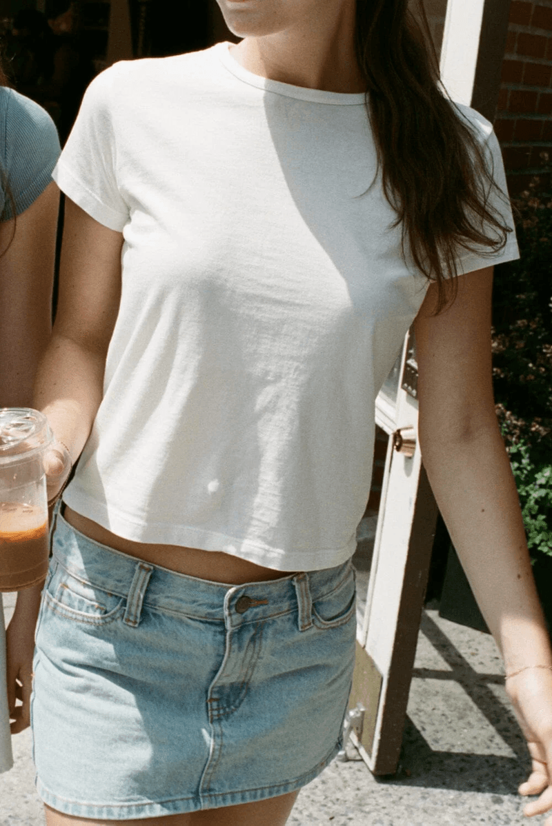 Brandy Melville Halie Top Bílý