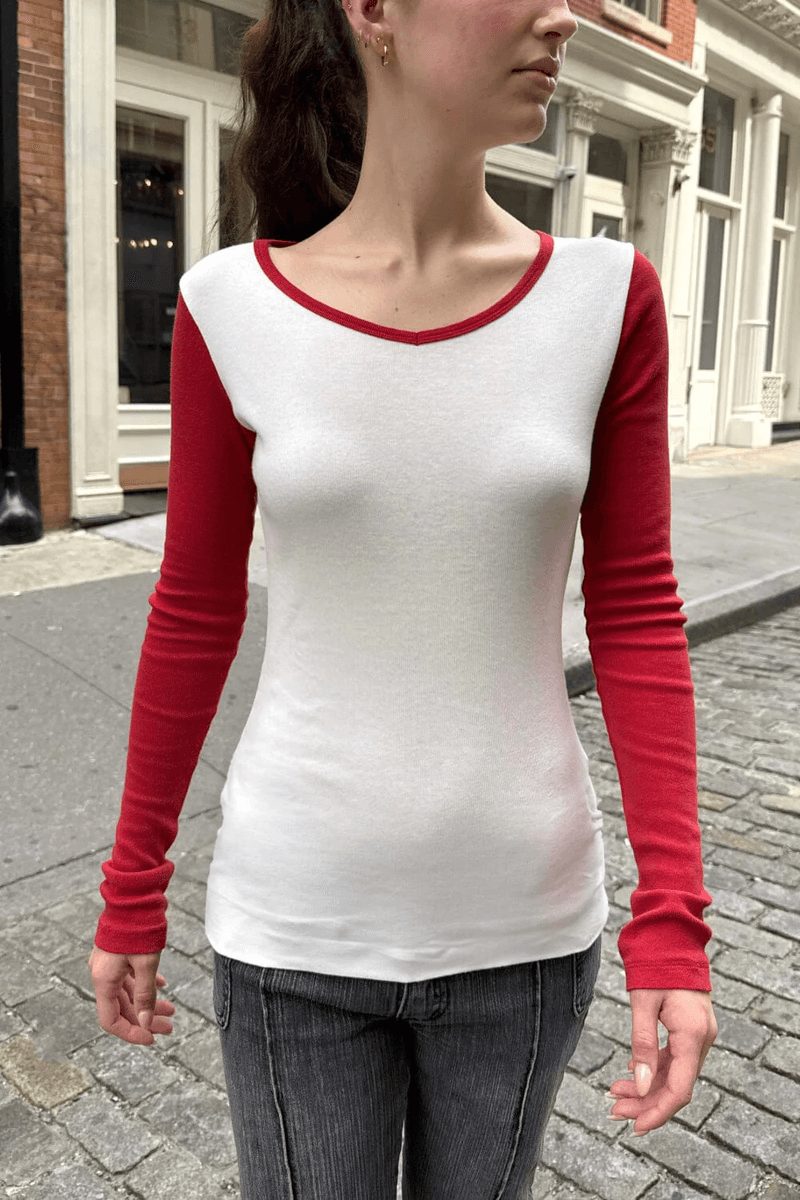 Brandy Melville Top Josephine Blanc