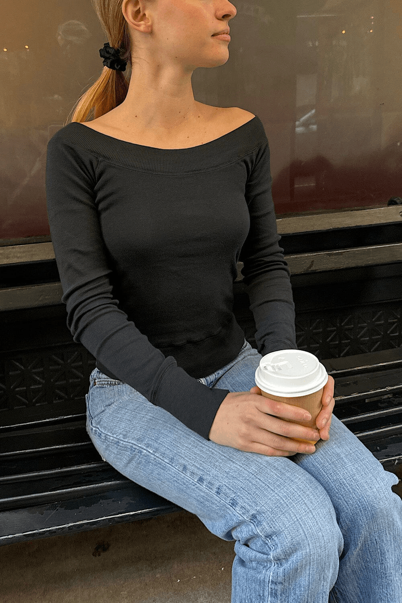 Brandy Melville Ginny Top Noir