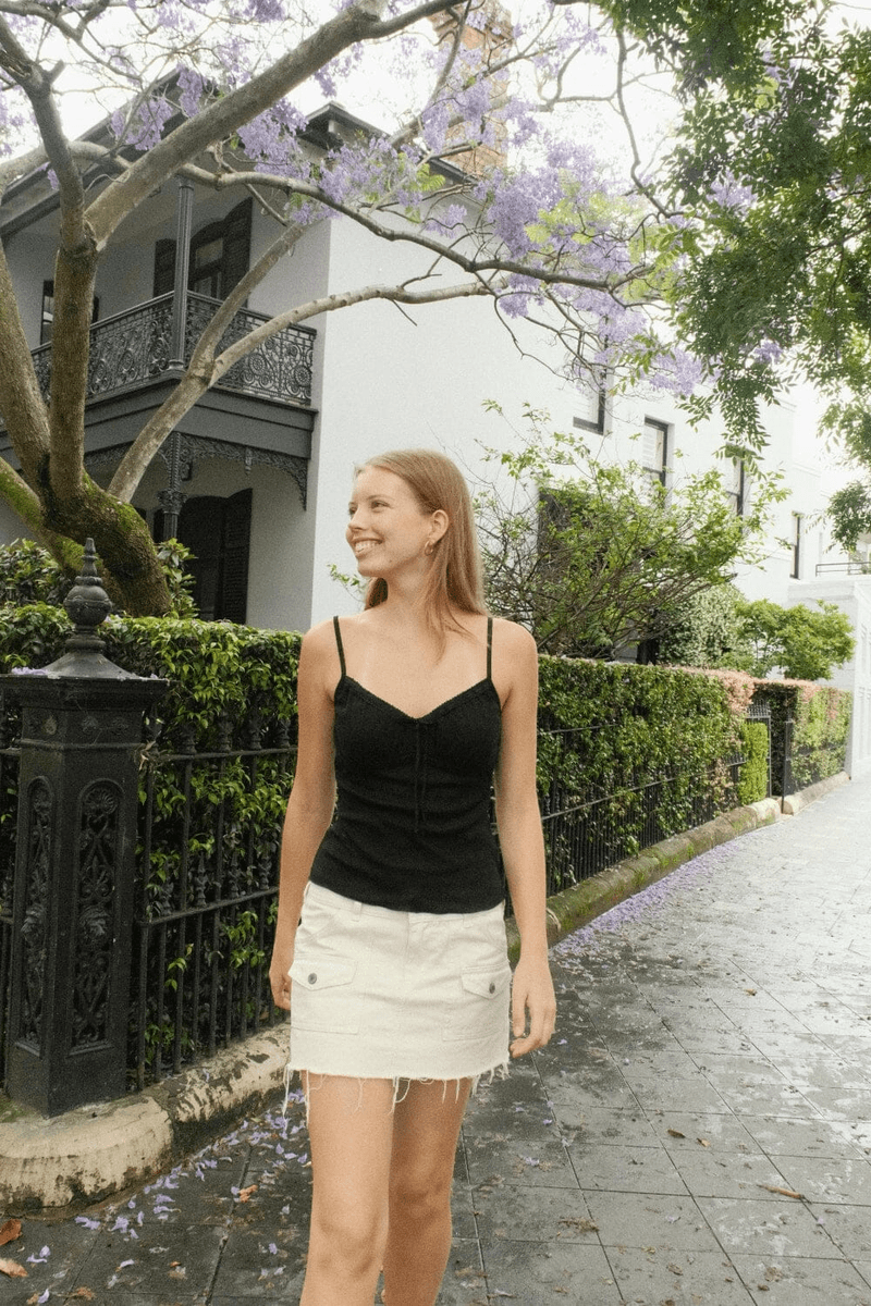 Brandy Melville Arden Tank Zwart