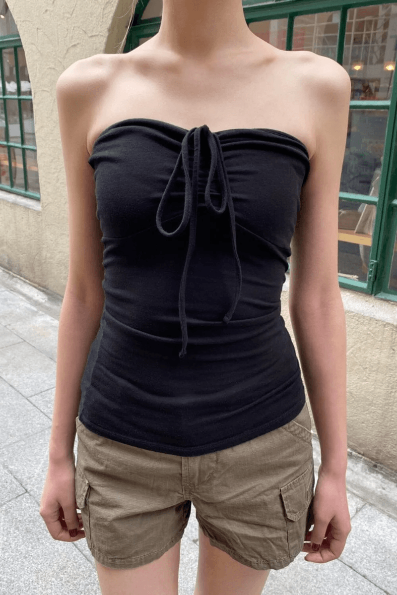 Brandy Melville Amelia Top Preto