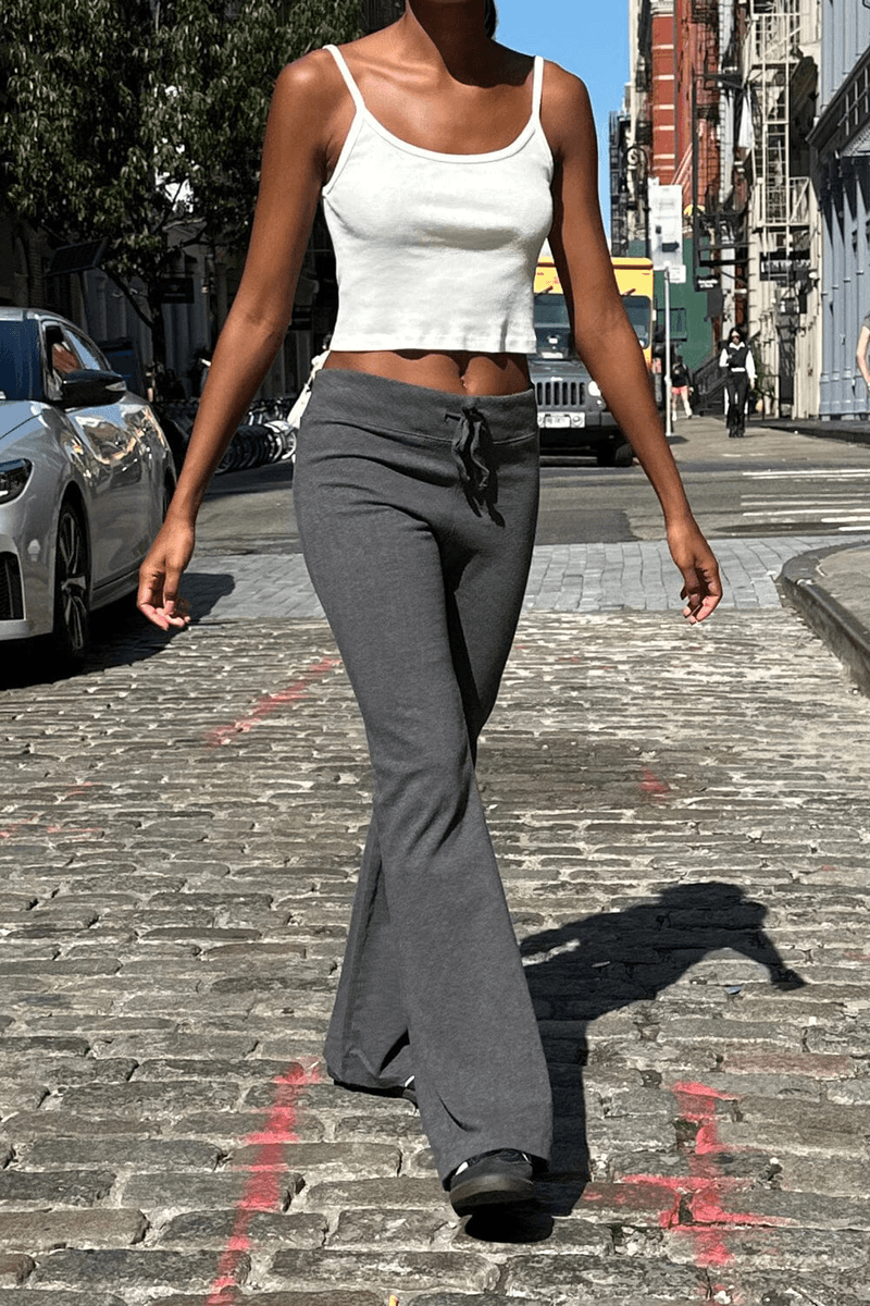 Brandy Melville Hilary Yoga Pantolonları Kömür Rengi