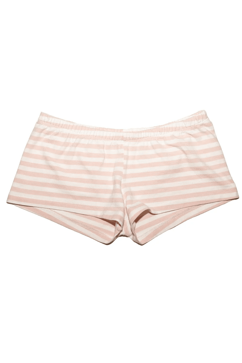 Brandy Melville çizgili Iç çamaşırı Açık Pembe Ve Beyaz çizgi