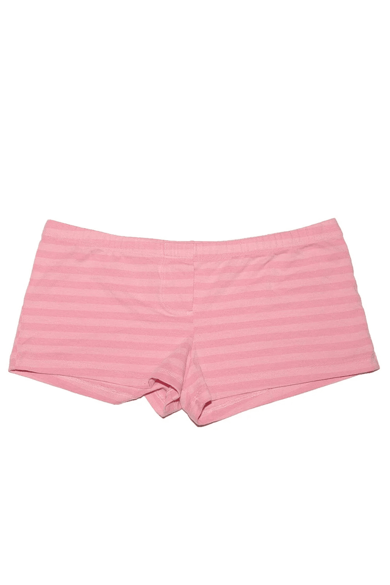 Brandy Melville Boxer Spodní Prádlo Bubblegum Růžové A Růžové Pruhy