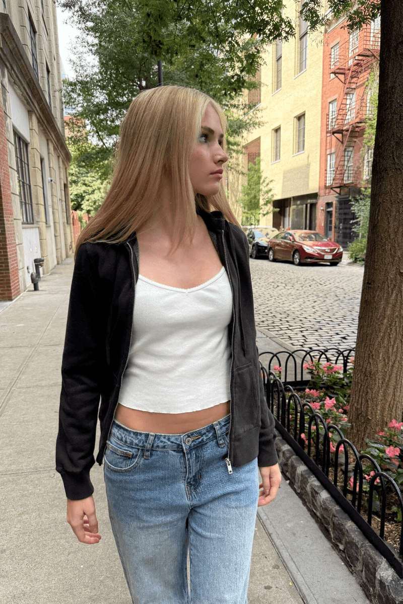 Brandy Melville Christy Hoodie Black