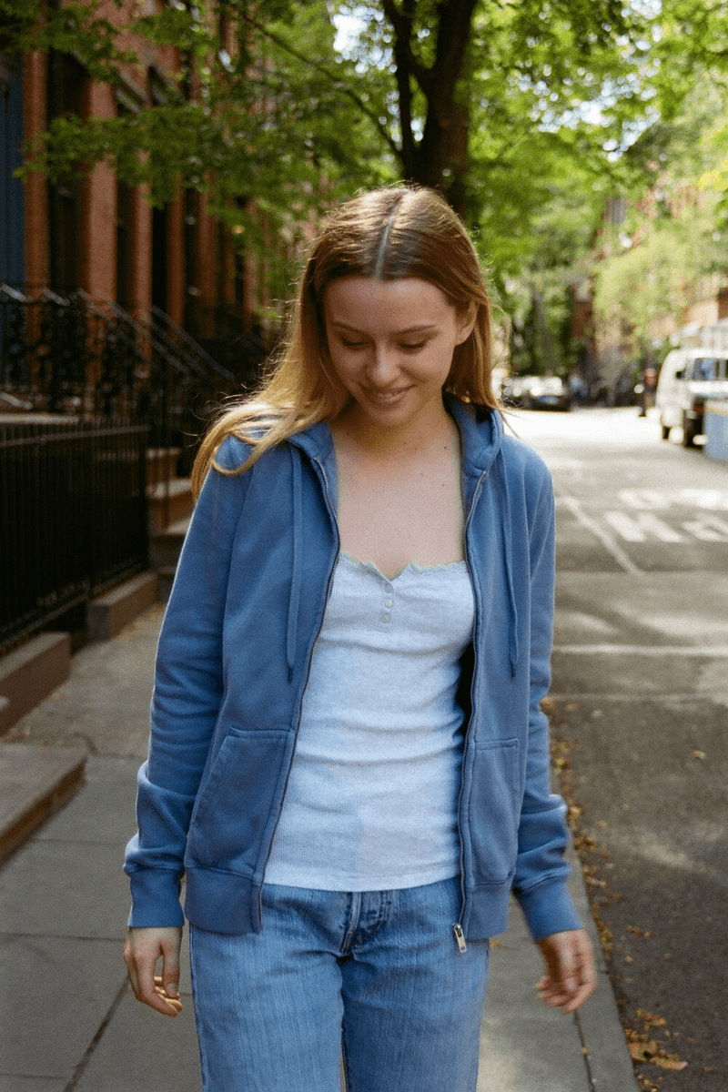 Brandy Melville Christy Hoodie Sky Blue